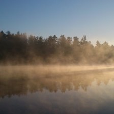 туман с карасиной рыбалки