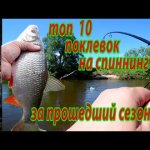 Топ 8 лучших воблеров прошлого сезона. Рыбалка на спиннинг.