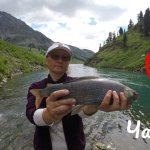 Поход на Озеро Тальмень 4 часть  Хариус ловится с каждым забросом