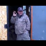 Ставим печку в избу в лесу рыбалка и обзор металла.