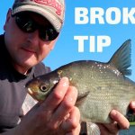 Удочка Broken tip. Ловлю леща с лодки