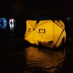 Рыбалка с ночёвкой на льду Цимлянского водохранилища! Карась бастует!