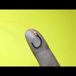 Очень простой, но очень прочный узел. Как привязать крючок к леске