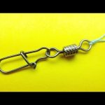 Как привязать вертлюжок к основной леске. Узел uni clinch knot