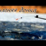 Простая и надёжная ЗИМНЯЯ ДОНКА на плотву и леща | Выбор и монтаж поставушки