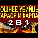 Мощнее чем Убийца Карася и Карпа 2 в 1 Донный Монтаж с Кормушкой на 4 Крючка