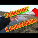Рыбалка на спиннинг с поплавком в черте города.