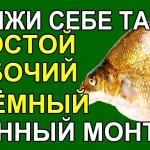 Простой Рабочий Донный монтаж для ловли леща