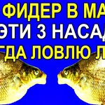 Топ 3 насадок для ловли леща на фидер в мае, На такие 3 насадки я ловлю леща на фидер