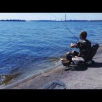 Лещ и карась на водохранилище...Рыбалка на фидер с дамбы