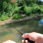 Мормышинг на микроречке. Рыбалка в городе.