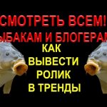 КАК  ВЫВЕСТИ РОЛИК с РЫБОЛОВНОГО КАНАЛА в ТРЕНДЫ!! СЕКРЕТ ПРОСТ, ТЫ НЕ ПОВЕРИШЬ!