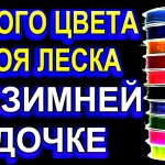 Имеет ли значение на зимней рыбалке цвет лески на зимней удочке