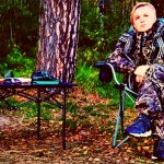 Рыбалка с женой с ночевкой.  Воблер с алиэкспресс сделал рыбалку.  Отдых на природе