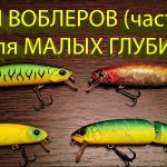 Обзор воблеров на щуку для мелководья (часть 2)